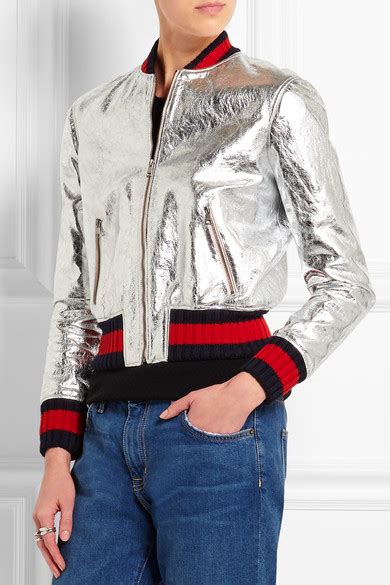 gucci cropped bomberjack|net a porter gucci jacket.